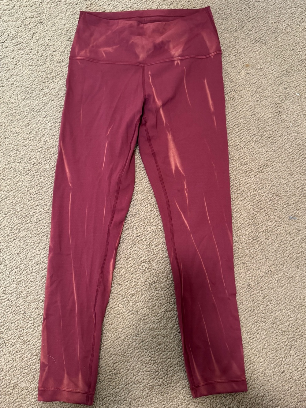 lululemon Wine/Maroon Leggings